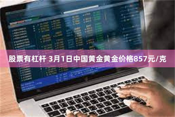 股票有杠杆 3月1日中国黄金黄金价格857元/克